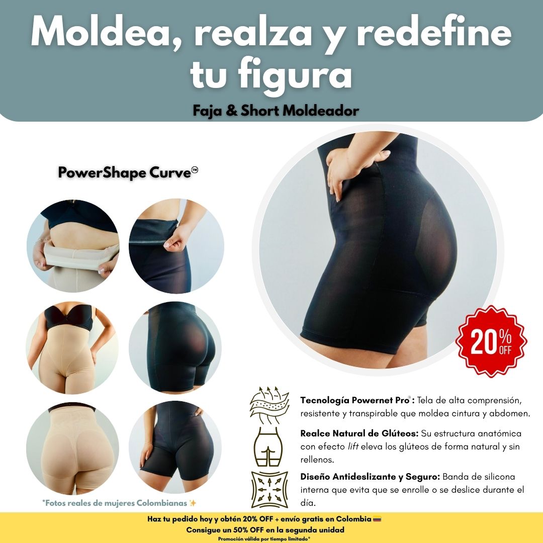 Faja & Short Moldeador - PowerShape Curve
