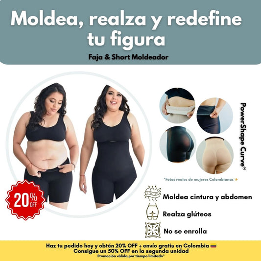 Faja & Short Moldeador - PowerShape Curve