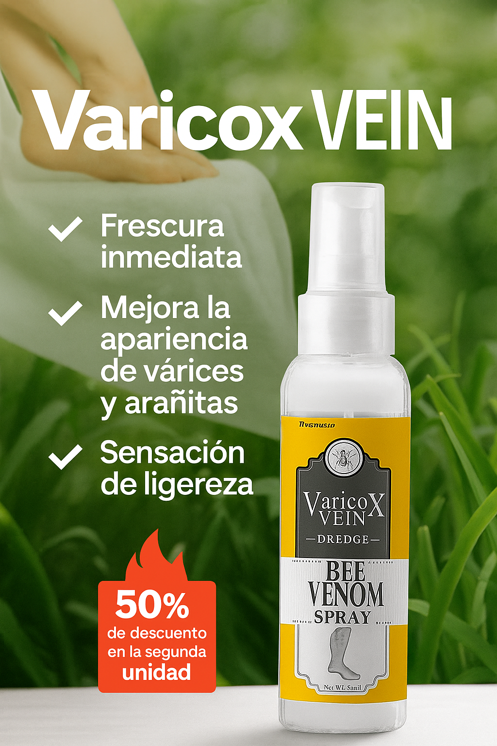Varicox Vein – Alivio y frescura natural para tus piernas.