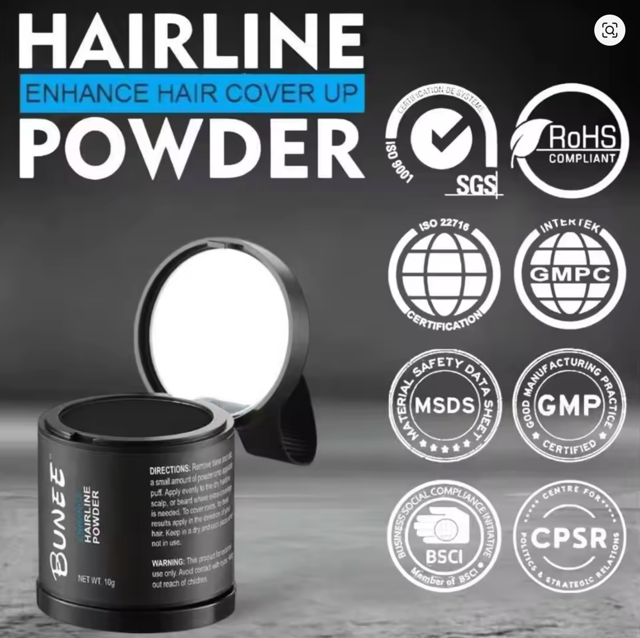 BUNEE Apariencia de un cabello con más volumen en segundos 10gr